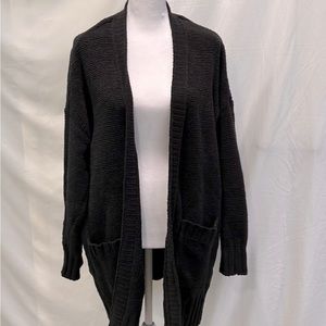 American Eagle Oversized Black Cardigan